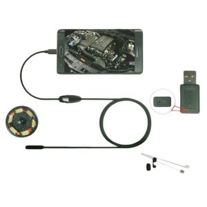Бесплатная доставка, 6 светодиодов, 7 мм, объектив, эндоскоп, водонепроницаемая инспекционная камера-бороскоп для Android Rhuev