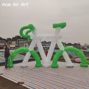 Modelo de bicicleta inflable de 6 ml o personalizado para promoción publicitaria