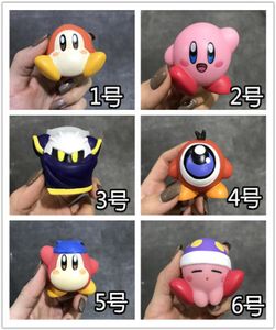6pcs 8cm Japonais Game Soft Star Kirby Action Figure Doll Top Quality Eropon SM Cartoon Anime Toy9310489
