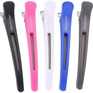 6Pcs/set Alligator Hair Clips Pro Salon Hairdressing Clamps Clips Rubber Hair Sectioning Clip Crocodile Hairpin Styling Accessories