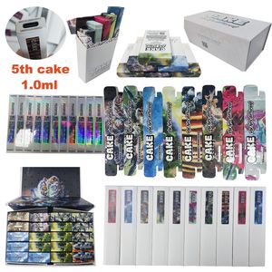 Gâteau de 6e génération stylo vape jetable produits jetables vides 1 ml dispositif de dosettes de cigarette électronique kit de démarrage rechargeable cartouches vapes cartouche chariots à huile cartouche de vaporisateur