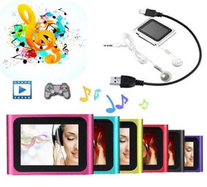 Clip 6e génération Digital MP4 Player 18 pouces LCD Prise en charge de la carte TF MP3 FM VIDEO JEUX Ebook PO Viewer MP4 R662 3640417