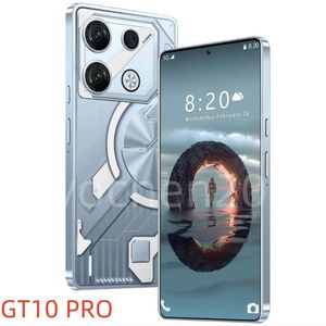 7,3 pouces GT10Pro Téléphones cellulaires déverrouiller 256 Go 128 Go tactile Écran tactile USB Phonn Androids Smartphone 32 Go Camera Téléphone HD Affichage Face Reconnaissance