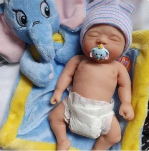 7 Boy Micro Preemie Cuerpo completo Muñeca de silicona Joseph Lifelike Mini Reborn Surprice Niños Antiestrés 240119