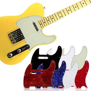 Pickguard blanc 3 plis de taille Standard 7 couleurs pour guitare électrique Tuff Dog Multi couleurs 3 plis Pearloid vieilli