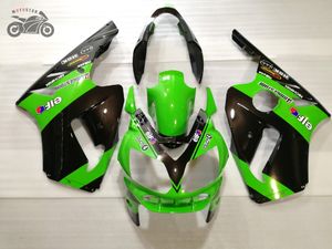 kits de carénage chinois d'injection pour kawasaki ninja zx12r 2000 2001 zx12r 00 01 zx 12r vert noir abs carénages en plastique carrosserie