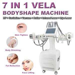 7 en 1 Vela Máquina adelgazante RF ROLER DE VACUMA IR Forma del cuerpo Forma del cuerpo Cavitación de la piel Beauty Salon Equipmano de arrugas Pérdida de grasa