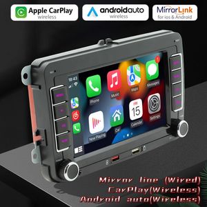 Autoradio 7 pouces 2 Din GPS lecteur MP5 Android Auto Carplay pour 7 