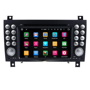 Lecteur dvd stéréo de voiture de 7 pouces, Radio Android 2 Din avec écran tactile pour 2004-2012 mercees-benz SLK W171 R171 Audio 257K