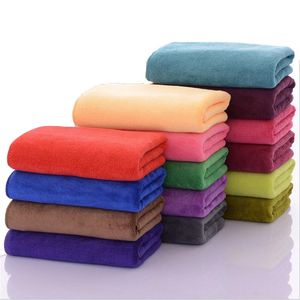 70*140 cm Microfibre Tissu Serviettes De Plage Pour Adultes Épais Serviette De Bain Absorbant Serviettes De Bain Salle De Bains Toallas Playa Vente Chaude