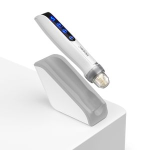 700mAh Interface USB Type-C Sans fil 5 niveaux de vitesse EMS Microneedling Bio Derma Pen Q2 Micro courant avec lumière LED Appareil de soins de la peau à usage domestique
