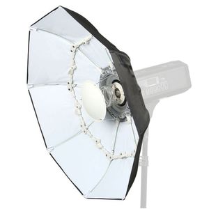 Livraison gratuite 70 cm argent / blanc pliable plat de beauté pliable Softbox parapluie Bowens Mount pour éclairage de studio Flash Flash Strobe