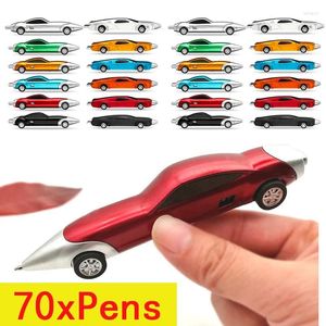 70pcs Car stylos cool Racing Fun Novelty for Kids Stationery Supplies Ballpoint mignon