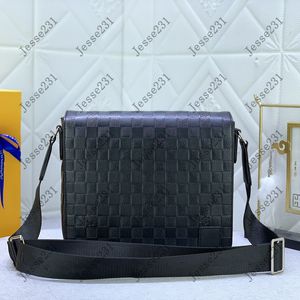7A Quality Genuine Leather Designer bags mens luxurys district PM handbags Shoulder Bags Cross body CrossBody Bag Briefcase Messenger Handbags backpack 26*20*7CM