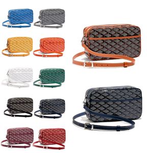 Bolsa de cámara de compras de Luxury de calidad 7A diseñadores de marmont Pochette Strap Crossbodys bolsas para el aseo del aseo para hombre Generación de cuero de cuero