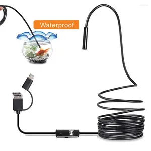 Caméra endoscopique Android, 7mm HD, 1M, USB type-c, serpent Flexible, fil/câble souple, Endoscope d'inspection de tuyaux