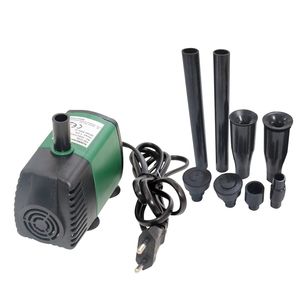 7W 600LH UltraQuiet Submersible Water Fountain Pump with Nozzles Filter Fish Pond rium Tank Y200917