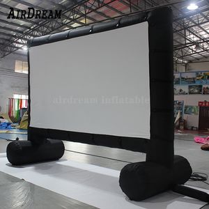 7x4.5mH (23x15ft) Con ventilador al por mayor de alta calidad Proyector inflable al aire libre Película de película Pantalla Blow Up Mega Screens Cine Cine en casa