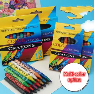 Ensemble de crayons de peinture pour enfants, 8, 12, 24, crayons de coloriage, pinceau graffiti de la maternelle, fournitures d'art pour étudiants, vente en gros