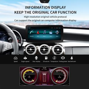 Reproductor de DVD para coche con sistema Android 10, 8 núcleos, 10, 25, Radio con pantalla táctil para mercedes-benz A CLA GLA W176 W117 X156 RAM Google BT Wif206B