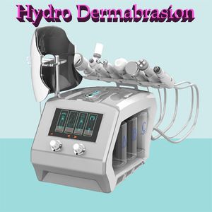 8 dans 1 Hydra Water Dermabrasion Machine Aqua Peel Repoval Narthed Nettoying Face Face Louting Masque facial LED
