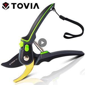 8 Inch Garden Pruner Shears SK5 Blade Pruning Scissors for Bonsai Fruit Trees Flowers Branches Garden Pruners