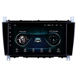 Radio de coche con navegación GPS Android 9,0 de 8 pulgadas para Mercedes C55 W203 W209 W219 2004-2011 con Bluetooth WiFi compatible con Carplay DVR6426756