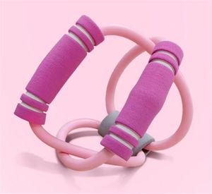 Bandes de résistance de forme physique ceinture de Yoga élastique civière de type 8 équipement d'étirement du cou à l'épaule ouverte