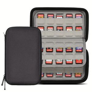 80 Switch Game Case Compatible pour les jeux Nintendo Switch ou les jeux PS Vita ou les cartes SD, porte-cartouches de jeu physiques Coque rigide de voyage Mallette de rangement