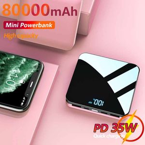 Mini banco de energía portátil de 10000 mAh, bolsillo pequeño con pantalla Digital, batería externa adecuada para Xiaomi IPhone, gran oferta