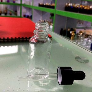 800 pièces 5 ml 10 ml 15 ml 30 ml flacons compte-gouttes en verre Transparent E liquide bouteille vide avec bouchon compte-gouttes en caoutchouc