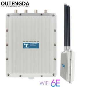 802.11AX WIFI6 Enrutador para exteriores Punto de acceso inalámbrico Banda dual 2.45.8GHz POE WIFI Para granja fuera IP67 AP impermeable