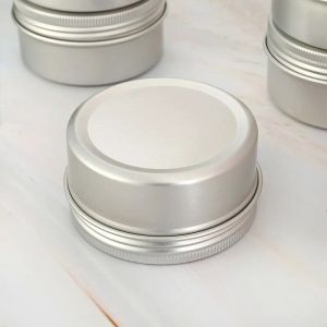 80 ml Vide En Aluminium Boîtes Cadeau Cosmétique Conteneurs Bouteilles Pot Baume À Lèvres Pot Étain Pour Crème Pommade Main Crème Emballage Boîte En Gros