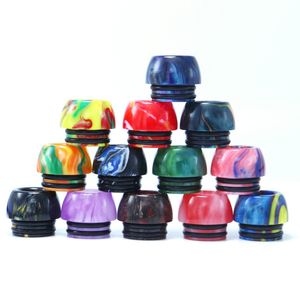 810 Thread Fat Drip Tips Accessoires pour fumer Porte-cigarette Embouchure en résine à large alésage pour TFV8 Baby TFV12 Prince Vapor Tanks Driptip