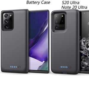 8500mAh Case d'alimentation pour Galaxy Note20 Ultra S20 Ultra Battery Charger Case de charge portable COUVERTURE PATTURE BANQUE PLAQUE