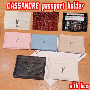 10A Designer Titulaire de la carte Cassandre petit porte-passeport Cartes de mode clés sac à main zippy femmes Coin Pouch sac de luxe sac à main en gros en cuir véritable petit portefeuille