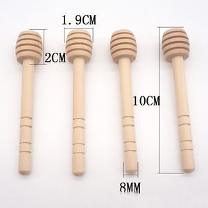 8 cm 10 cm 10 4 cm de long mini cuillère à miel en bois bâton agitateur louches fournitures de fête cuillères club pot de miel gourdin