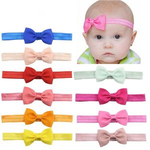 8 cm Venta al por mayor Infantil Arco Diademas Niños Accesorios para el cabello Recién nacido Bowknot Flor Hairbands Baby Girl Fotografía Prop 93 Y2