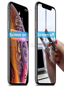 Protecteur d'écran miroir 8D en verre trempé pour IPhone 14 13 Pro Max 12 Mini X XR SE Conception de miroir de maquillage pour IPhone 11 PRO XS MAX 89909936