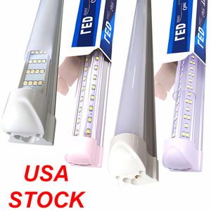 8ft 8 pieds 2400mm T8 Led Tube Lights High Super Bright 72W Cool White Led Tube Fluorescent AC 85-277V 25/24-pack Stock Aux États-Unis