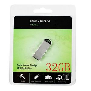 8G / 16GB / 32GB / 64GB / 128GB / 256GB V220W Metal creativo USB Flash Drive / Capacidad real Pendrive / Buena calidad USB 2.0 Memory Stick