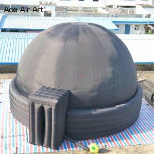 8 mD (26 pieds) vente en gros maison d'éducation astronomique portable gonflable Starlab projecteur écran tente musée dôme avec porte à glissière planétarium dôme diviseur murs