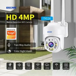 8MP 4K Wifi IP Camera IP Outdoor Security Night Vision 1080p Cámaras de video vigilancia inalámbrica Detección humana Ty114