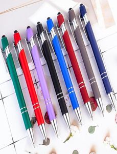8pcslot Promoción Pen de bolígrafo 2 en 1 Papas de dibujo de lápidas Capacitivas Capacitive Touch Pen School Office Stationery19990284