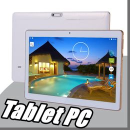 10 pouces tablette PC MTK6592 Octa Core Android 7.0 4GB 64GB Phable IPS écran GPS 3G téléphone tablettes clavier housse
