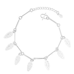 9 diseños de pulseras de plata de ley 925 para mujeres y niñas, brazalete con dijes de moda, cruz, mariposa, estrella, corazón, campana, bola, cuentas de hoja, joyería de cadena