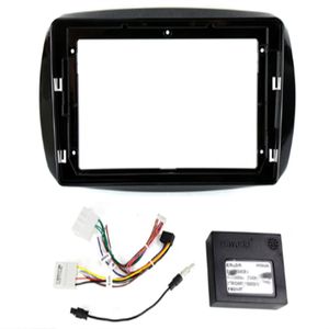 Panel de Radio para salpicadero de coche de 9 pulgadas para SMART ForTwo (BR451) 2007-2010, Kit de tablero, instalación de bisel de consola Facia, embellecedor de placa adaptadora de 9 pulgadas