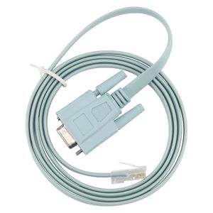 Câble de commutation pour Console LAN Ethernet DB9 COM série RS232 à RJ45 Cat5, 9 broches, pour routeurs, 100 pièces/lot