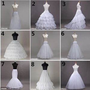 9 estilo al por mayor 6 aros nupcial boda enagua de matrimonio falda crinoline subskirt accesorios de boda