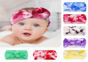 9 estilos Niños Donuts Tie Dye Diademas Niñas Diademas anudadas Diadema elástica de nailon suave Accesorios para el cabello para niños M30463669925